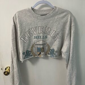 Cropped sweatshirt